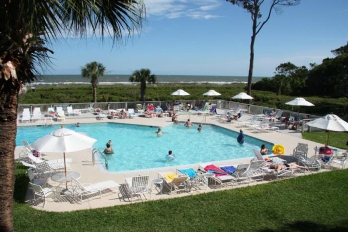 Ocean Villas Deluxe - Oceanfront Villa - Steps To Beach - Great Location - Heated Pool April Hilton Head Island Ngoại thất bức ảnh
